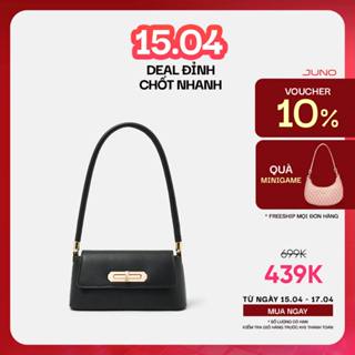 Túi Xách Nữ Thời Trang JUNO Cỡ Nhỏ Baguette Đeo Vai Khoá Xoay TXN832