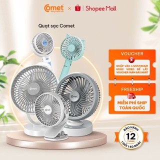 [LIVE hỏa tốc] Quạt Sạc quạt Mini Gấp Gọn Cầm Tay Comet Nhỏ Gọn Sạc USB Tiện Lợi, sử dụng lên tới 12 tiếng