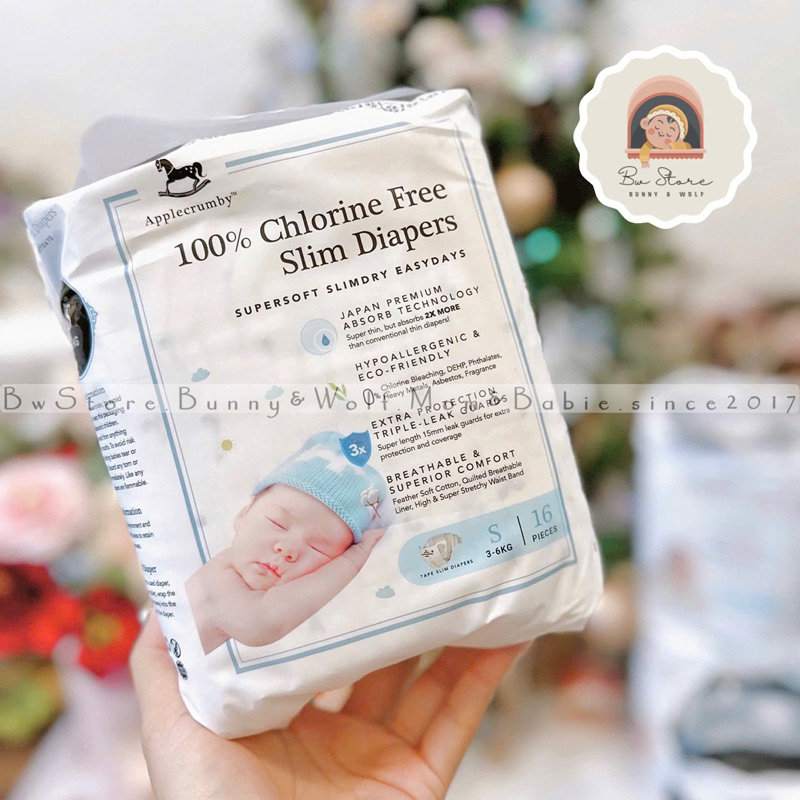Tã Dán/ Bỉm Quần Applecrumby Hàn Quốc Đủ Size Cho Bé [ BW Store ]