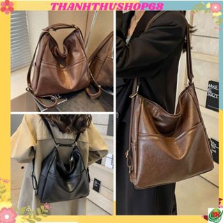  Túi xách nữ đeo chéo da trơn túi đeo kiểu balo dễ thương 2 trong 1 Thanhthushop68 017 