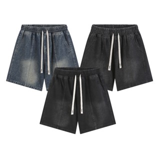 Quần Short Jean Nam Nữ Dáng Ngắn Trên Gối Thời Trang Unisex Vải Jean Dày Dặn Cao Cấp Halley H46