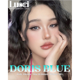 DORIS BLUE Lens ( Có tặng khay đựng lens )