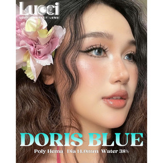 DORIS BLUE Lens ( Có tặng khay đựng lens )
