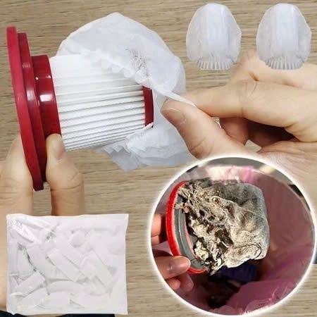 SET 100 Túi Lọc Bụi Dùng Cho Máy Hút Bụi Cầm Tay Thu Gom Rác Tiện Lợi Chất Liệu Vải Không Dệt Vô Cùng Tiện Lợi