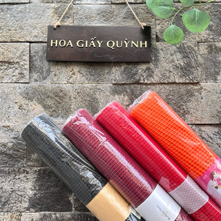 CUỘN LƯỚI Ô VUÔNG gói hoa gói quà