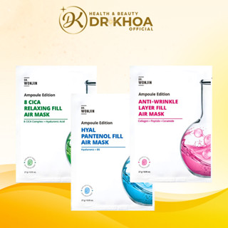 Combo 10 Mặt Nạ Dr.Wonjin Siêu Tinh Chất Fill Air Mask Ampoule Edition (27gx10 miếng)