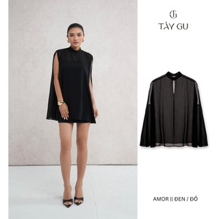 Áo choàng chiffon thiết kế nhiều cách mặc AMOR  - Tây Gu - AT32