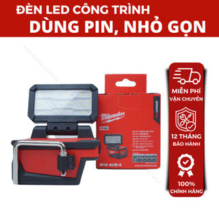  Đèn LED Dùng Pin M18 ALIS-0 - Điều Chỉnh Góc Chiếu 300° 180° Độ sáng tốt - Chính Hãng Milwaukee 