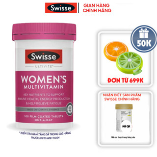 Vitamin tổng hợp cho nữ Swisse Ultivite Women's Multivitamin tăng sức đề kháng duy trì năng lượng