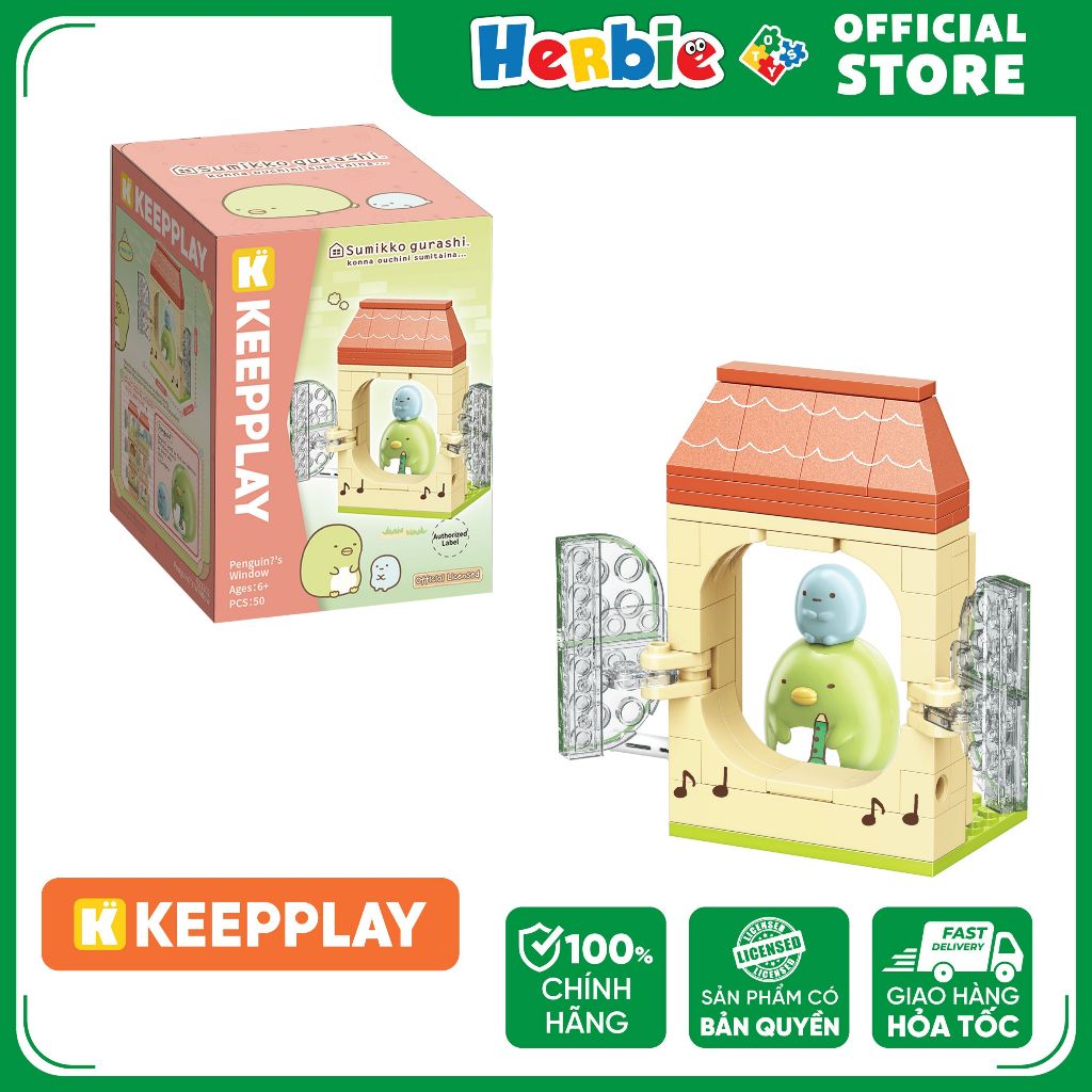 Đồ Chơi Lắp Ráp Keepplay Sumikko Window K21202 - Herbie Toys