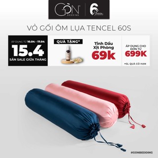 [Nhiều màu] Vỏ Gối Ôm Gòn Bedding Lụa Tencel 60s Cao Cấp Màu Trơn 37x105 cm