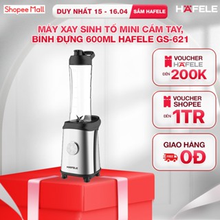 Máy Xay Sinh Tố Mini Cầm Tay, Bình Đựng 600ML HAFELE GS-621 - 535.43.263
