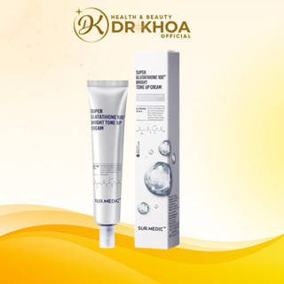 Kem Dưỡng Trắng Da Sur.Medic Super Glutathione 100 Bright Tone Up Cream 40ml