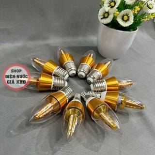 Combo 5 bóng led bắp hoặc lẻ 1 cái giá siêu rẻ E14 E27 ánh sáng vàng 3000K