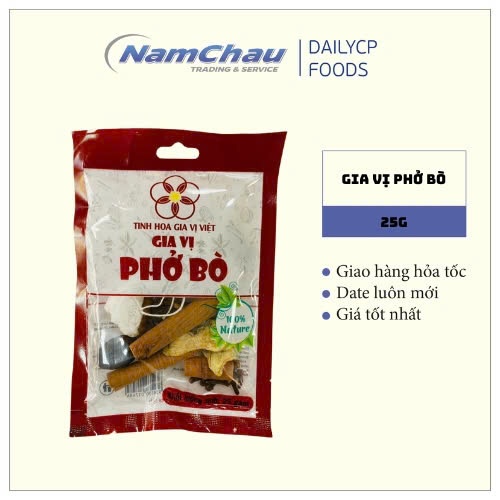 Gia vị nấu phở bò Nahas gói 25gr chuẩn vị phở bò, thơm ngon, đậm đà [HN giao hỏa tốc]
