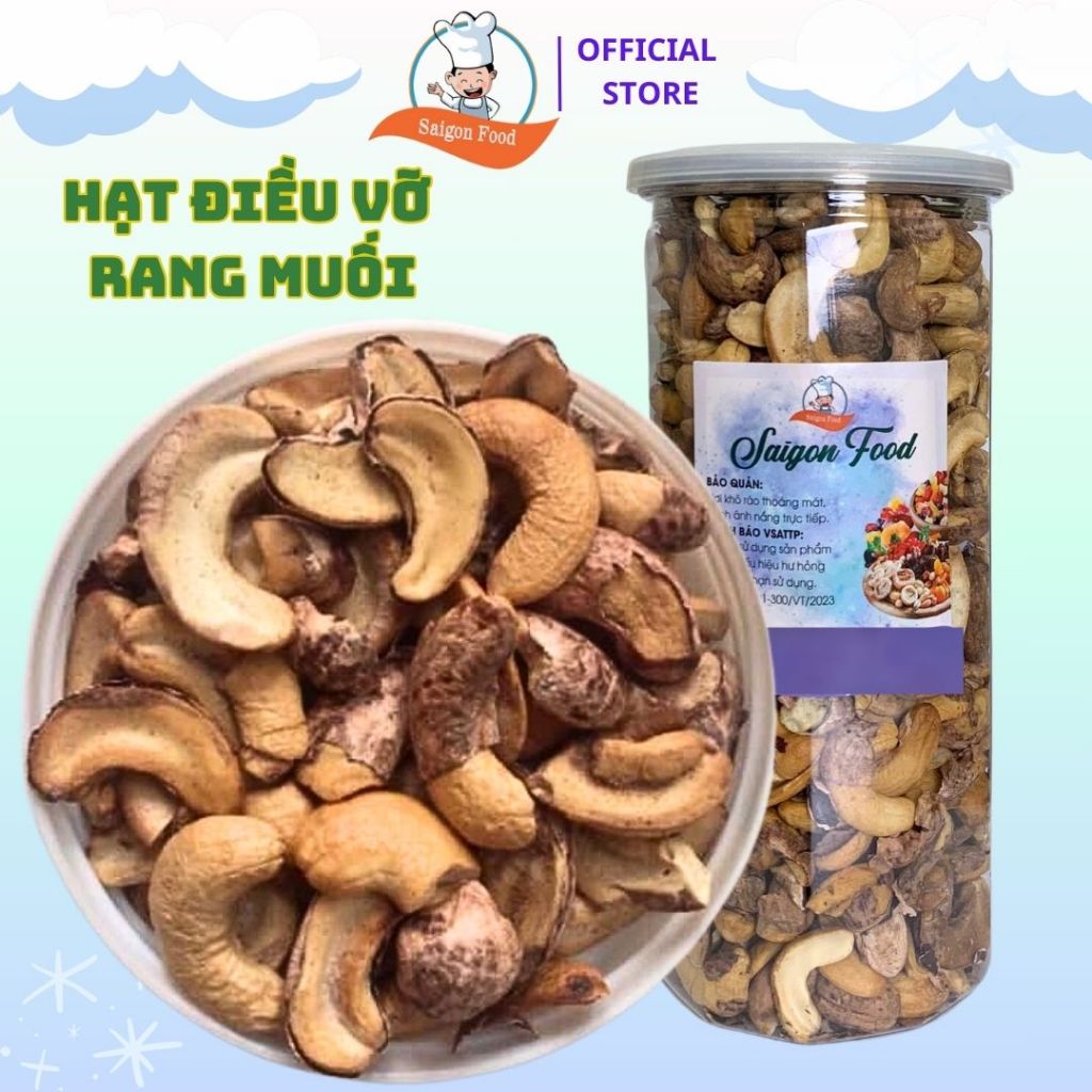 Hạt Điều Rang Muối Loại Vỡ 500G