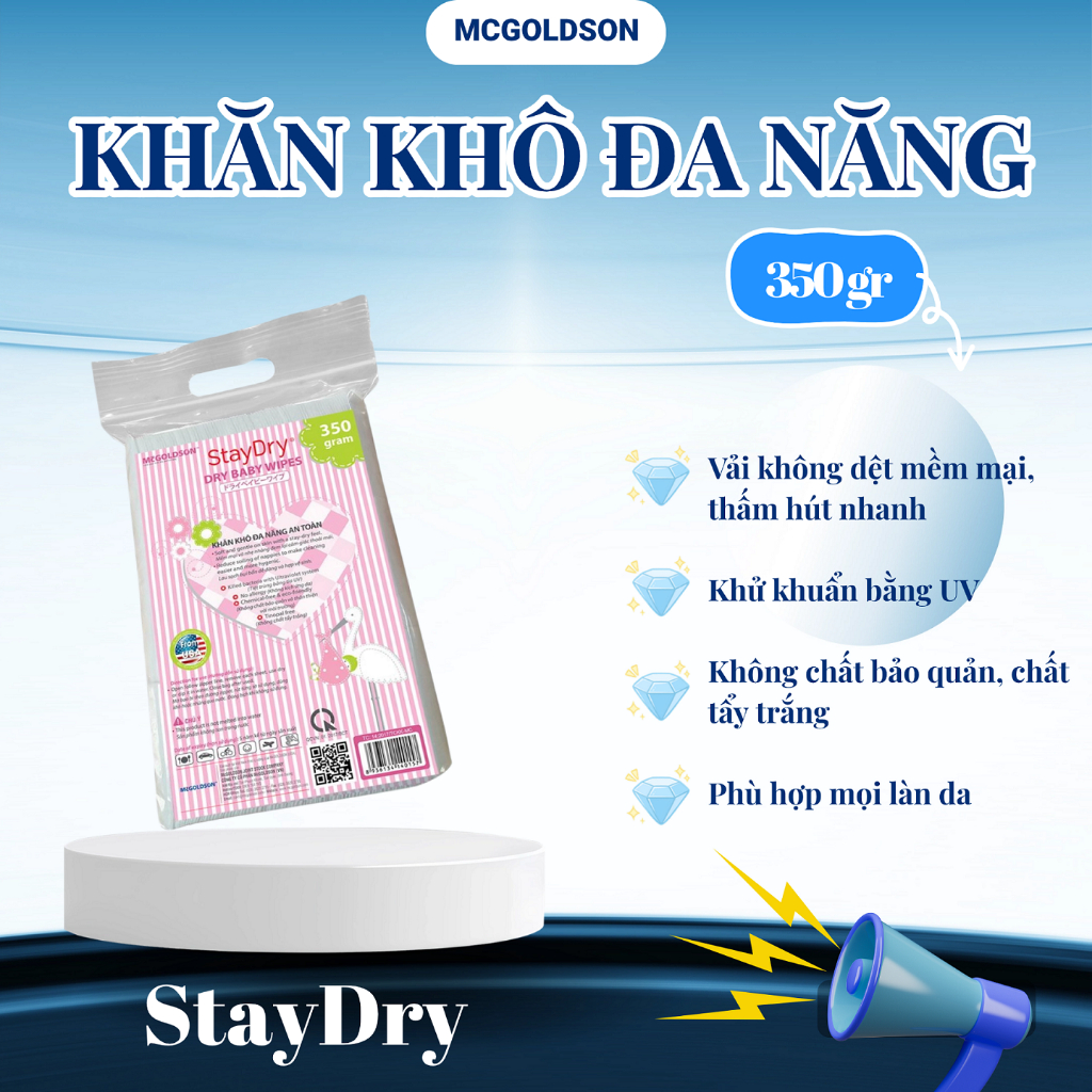 Khăn khô đa năng StayDry 350 gram