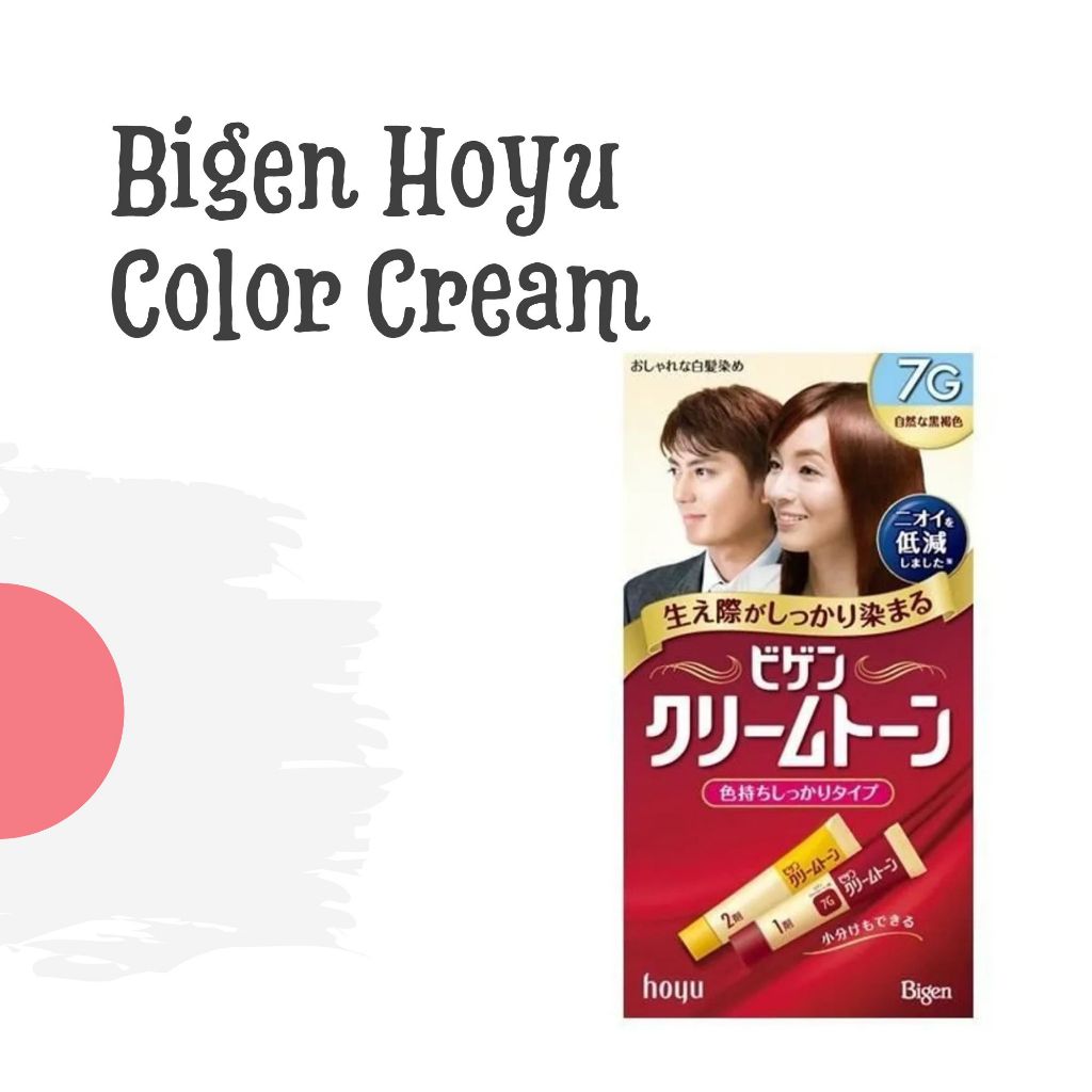(Có kèm lược) Bigen Color Cream - Nhuộm tóc Bigen Nhật Bản, nhuộm tóc thảo dược