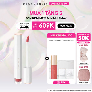 [Duy nhất 17.4]Son Kem Thuần Chay Dear Dahlia Nhẹ Môi Mịn Như Nhung Dream Velvet Lip Cloud 4g