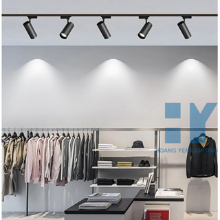 Combo 5 Đèn Rọi Ống Bơ + 1 Thanh Ray 1.5m | Đèn LED Ray Trang Trí Shop Thời Trang – Cửa Hàng