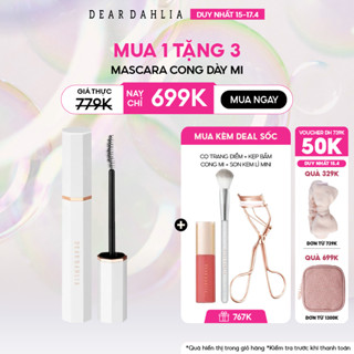 [Duy nhất 15.4]Mascara Thuần Chay Làm Dày và Dài Mi Dear Dahlia Paradise Dream Volume & Long Lash Mascara 10ml