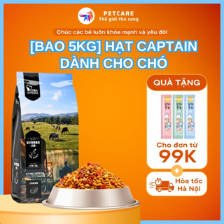  Hạt Captain Nguyên Seal 5Kg Dinh Dưỡng Mix Bò Cá Phô Mai Phù Hợp Chó Mọi Độ Tuổi - PetCare Petshop 