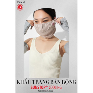  Khẩu Trang chống nắng bản rộng FORMAT 