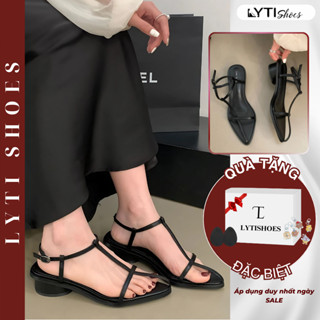 Sandal Đế Thấp Mũi Nhọn Dây Mảnh Thời Trang Đi Biển Basic Lytishoes G156