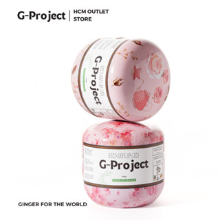 Nano Gừng Sẻ Tươi G-Project | Bọc Đường Mật Mía | Hộp Hoa Văn Tone Hồng