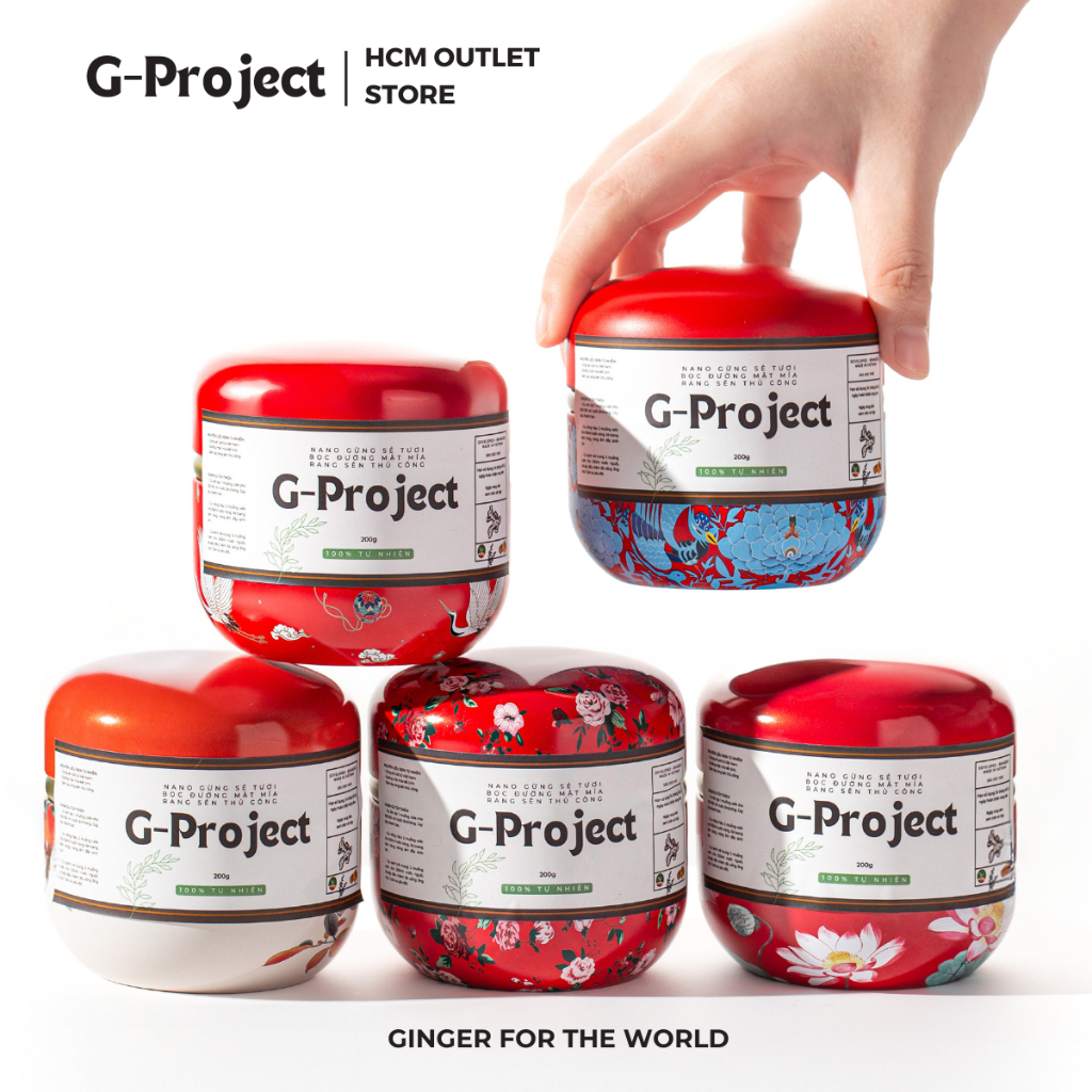 Nano Gừng Sẻ Tươi G-Project - Bọc Đường Mật Mía