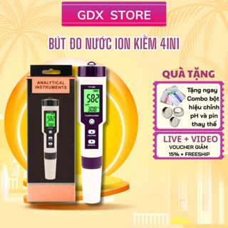 Bút đo pH nước 4IN1 - Hydrogen/ ORP/ pH/ Nhiệt độ dùng cho máy ion kiềm KANGEN,Panasonic....