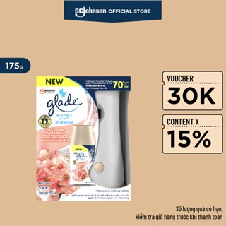 GLADE Bộ Máy & Lõi Xịt thơm phòng tự động Hương Hoa Anh Đào Lily 252ML