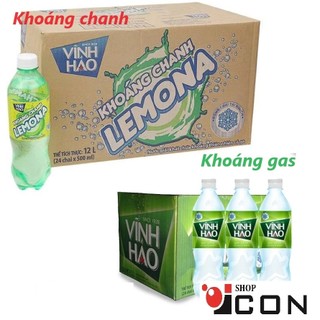   hỏa tốc Nước Khoáng Chanh Vĩnh Hảo Lemona 500ml 
