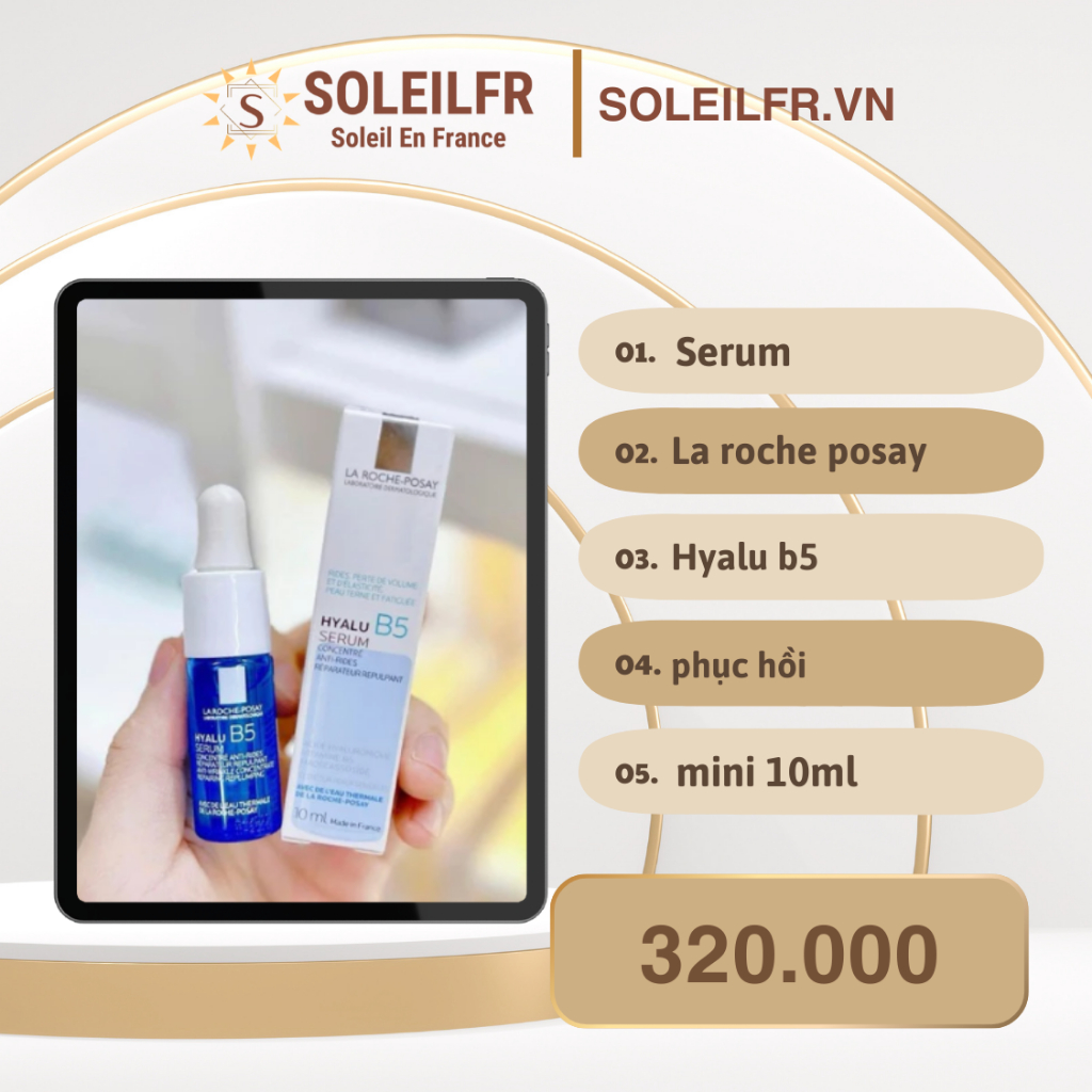 Serum phục hồi LRC Hyalu B5 Mini 10ml