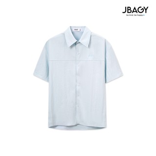 Áo sơ mi ngắn tay nam Linen Form Relax xanh pastel - JS2502