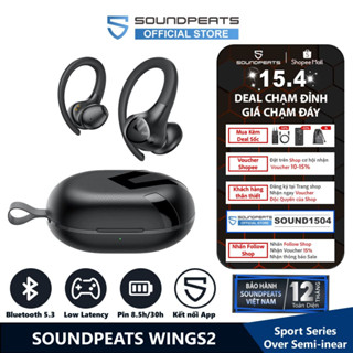 Tai Nghe True Wireless Earbuds SoundPEATS Wings2 Bluetooth 5.3 - Hàng Chính Hãng