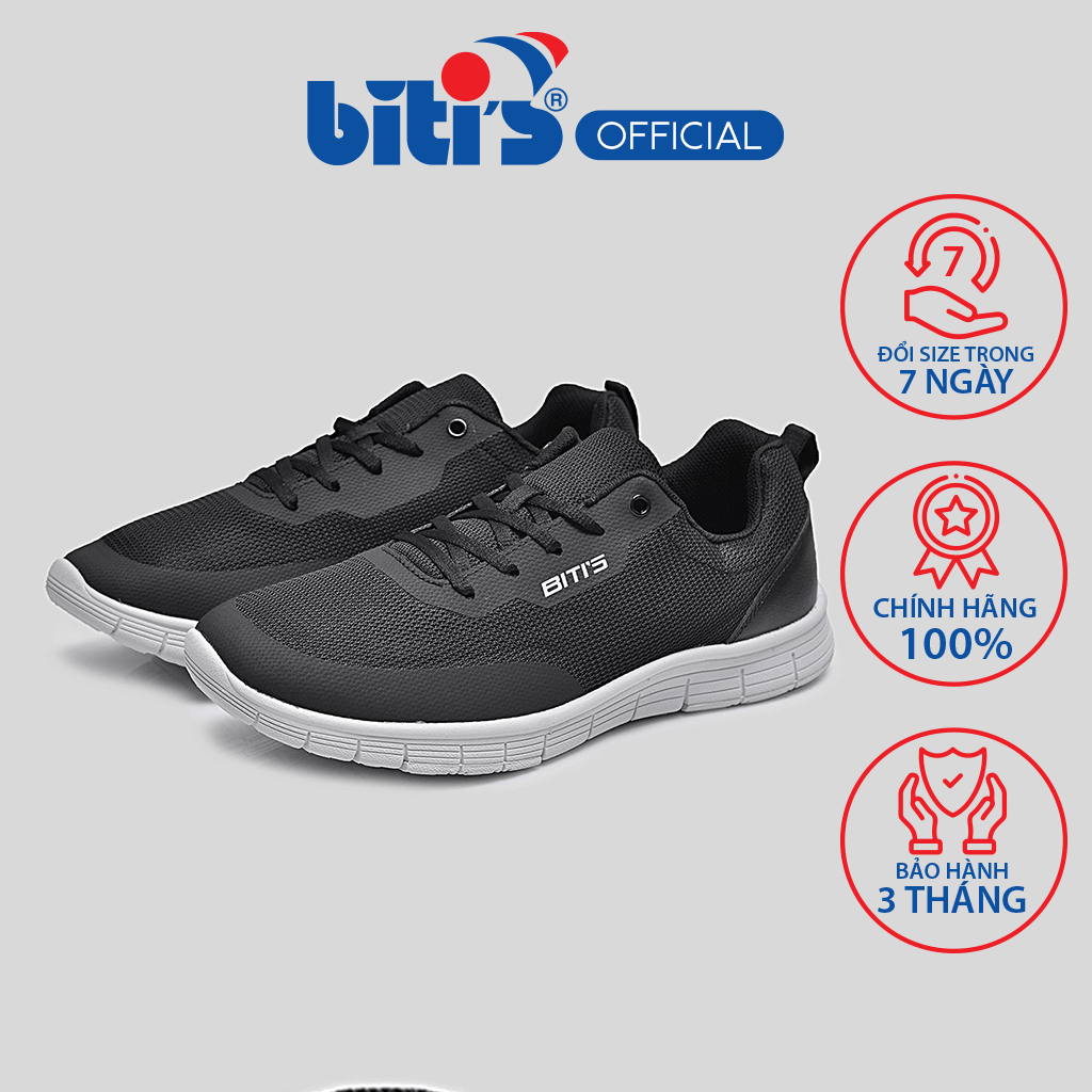Giày Thể Thao sneaker Nam - Nữ Biti's BSM004300DEN (Đen)
