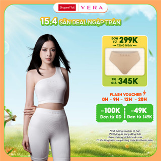 Quần Biker Short nữ Vera by Chi Pu Nylon Rib trơn - C0035