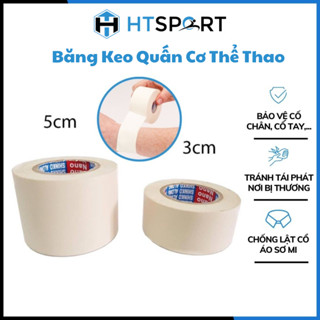 Băng Keo Thể Thao Nano Cao Su Non Quấn Cơ Đá Bóng Tránh Chấn Thương Bảo Vệ Cổ Tay Cổ Chân Đầu Gối Chơi Tenis Cầu Lông