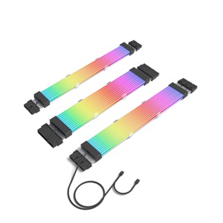  Dây nguồn nối dài Strimer ARGB Extension Cable  24 Pin  2x8Pin  3x8Pin  