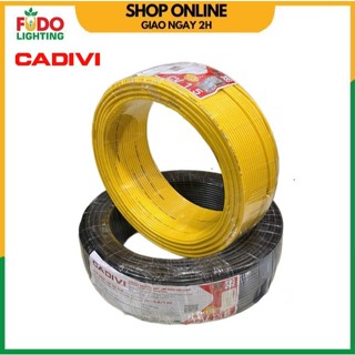 Cuộn 100M Dây điện đơn CADIVI CV 1.0, 1.25, 1.5, 2.0, 2.5, 3.5 chính hãng