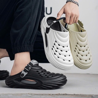 ( LÙI 1 SIZE)Dép EVA Sục Nam Nữ D21 Đế Cao 5cm Lót Rời Chống Trượt Thoáng Mềm Nhẹ Thoải Mái Đi Mưa Nước Không Mùi