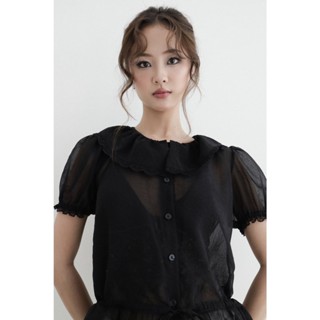 Double Moonshot - Áo tơ xuyên thấu phối ren Bling Fling (không bao gồm áo bra)