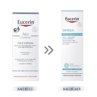 Kem Dưỡng Ẩm Eucerin Phục Hồi Và Tái Tạo Da Nhạy Cảm Ato Control Face Cream 50ml