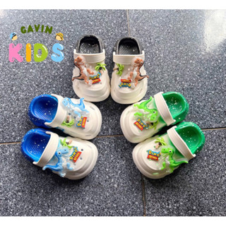 Dép Sục Có Đèn Cho Bé Hình Khủng Long Đế Cao Su Non Nhẹ Vẩy Sơn Ngộ Nghĩnh (Mẫu 2025) GV01