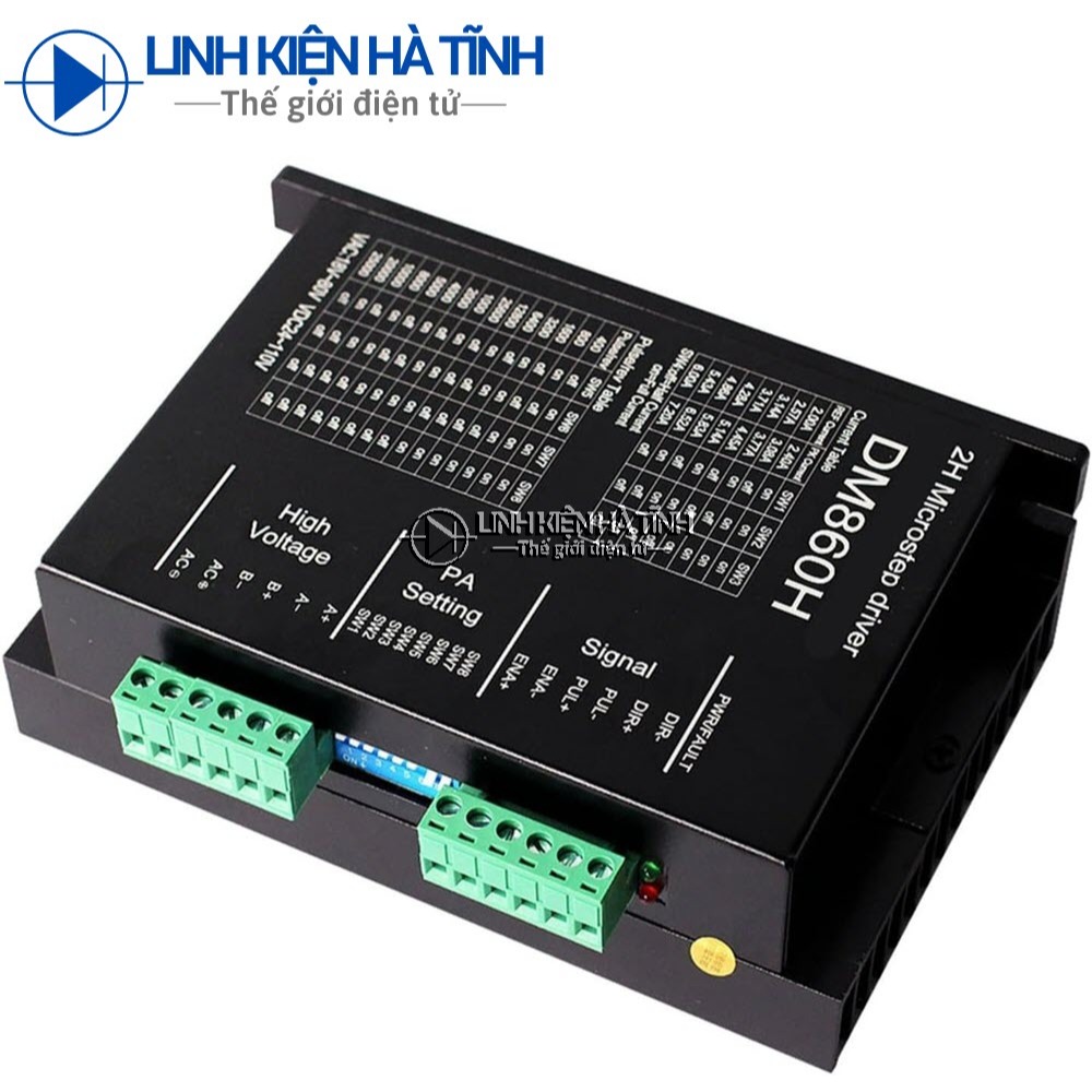DM860H - Driver động cơ bước 2 pha 7.2A 18-80VAC, 24-110VDC và (DM 556 VDC 20v-50V) - Step Motor DM8
