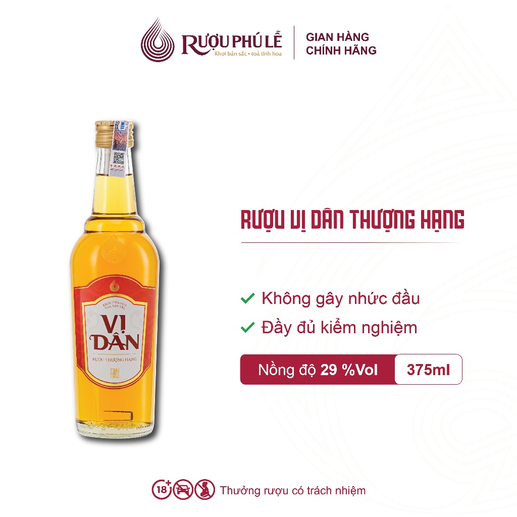 Vị Dân thượng hạng 375ml _ 29 độ