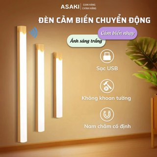 Đèn Cảm Biến Asaki Đèn Led Dán Tường Cảm Biến Chuyển Động Thông Minh Không Dây Sạc Tích Điện