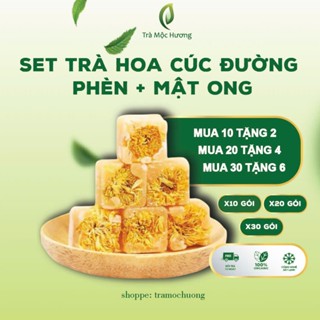 Trà Hoa Cúc Đường Phèn Mật Ong Chuẩn Loại 1 Thanh Nhiệt Giải Độc Cải Thiện Giấc Ngủ -Trà Mộc Hương