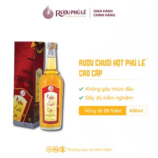 Rượu Chuối Hột Phú Lễ 29 độ 650ml